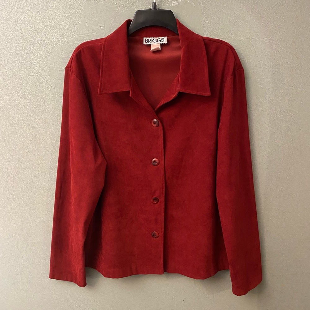 Faux Suede Veteran Jacket